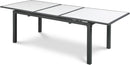 Nizuc White manufactured wood Outdoor Patio Aluminum Dining Table
