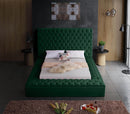 Bliss Green Velvet Full Bed (3 Boxes)