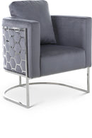 Casa Grey Velvet Chair