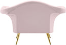 Lips Pink Velvet Chair