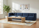 Quincy Navy Velvet Modular Sofa