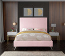 Jasmine Pink Velvet King Bed