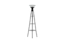 Gianni Versatile Shelf Tower Floor Lamp Charcoal Black - NY Furniture Direct (NY)