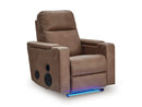 Lorrenton Power Glider Recliner with Audio System - NY Furniture Direct (NY)