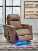 Lorrenton Power Glider Recliner with Audio System - NY Furniture Direct (NY)
