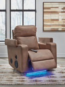 Lorrenton Power Glider Recliner with Audio System - NY Furniture Direct (NY)