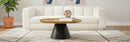 Martini Brushed Gold/Matte Black Coffee Table