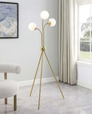 Miley Trio Tree Floor Lamp Gold - NY Furniture Direct (NY)