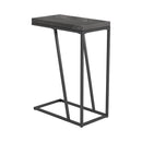 Sergio Chevron Rectangular Accent Table Rustic Grey - NY Furniture Direct (NY)
