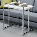 Dani Rectangular Snack Table with Metal Base - NY Furniture Direct (NY)