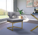Alexandra Grey Velvet Dining Chair