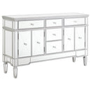 Duchess 5-drawer Accent Cabinet Silver - NY Furniture Direct (NY)