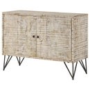 Maille 2-door Accent Cabinet White Washed