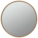 O'Malley Round Mirror Brass - NY Furniture Direct (NY)