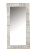 Pino Rectangular Wall Mirror White - NY Furniture Direct (NY)
