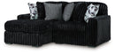 Midnight-Madness Sectional with Chaise - NY Furniture Direct (NY)