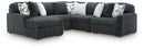 Midnight-Madness Sectional with Chaise - NY Furniture Direct (NY)