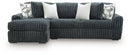 Midnight-Madness Sectional Sofa with Chaise - NY Furniture Direct (NY)