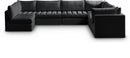 Jacob Black Velvet Modular Sectional