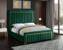 Dolce Green Velvet King Bed (3 Boxes)