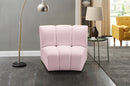 Infinity Pink Velvet Modular Chair