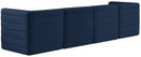Quincy Navy Velvet Modular Sofa