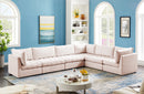Jacob Pink Velvet Modular Sectional