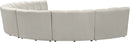 Infinity Cream Velvet 7pc. Modular Sectional