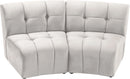Limitless Cream Velvet 2pc. Modular Sectional