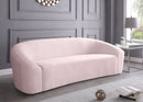 Riley Pink Velvet Sofa