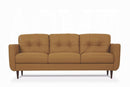 Radwan Camel Leather Sofa - NY Furniture Direct (NY)