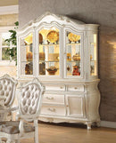 Acme Chantelle Buffet and Hutch in Pearl White 63544 - NY Furniture Direct (NY)