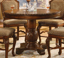 Acme Chateau De Ville Round Counter Height Pedestal Table in Cherry 04082 - NY Furniture Direct (NY)