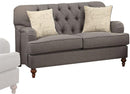 Acme Furniture Alianza Loveseat in Dark Gray 53691 - NY Furniture Direct (NY)