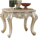 Acme Furniture Bently End Table in Marble/Champagne 81667 - NY Furniture Direct (NY)