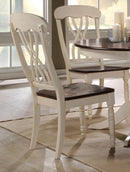 Acme Furniture Dylan Side Chair in Buttermilk and Oak (Set of 2) 70333 - NY Furniture Direct (NY)