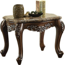 Acme Furniture Latisha End Table in Marble/Antique Oak 82147 - NY Furniture Direct (NY)