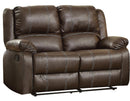 Acme Furniture Zuriel Motion Loveseat in Brown 52281 - NY Furniture Direct (NY)