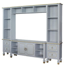 ACME House Marchese Entertainment Center with TV Stand in Pearl Gray 91990 - NY Furniture Direct (NY)