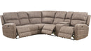Acme Olwen Power Motion Sectional Sofa in Mocha Nubuck 54590 - NY Furniture Direct (NY)