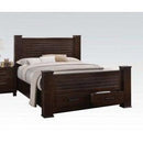 Acme Panang Queen Bed w/ Storage in Mahogany 23370Q - NY Furniture Direct (NY)