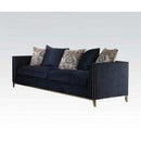 Acme Phaedra Sofa with 5 Pillows in Blue Fabric 52830 - NY Furniture Direct (NY)