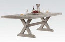 Acme Rocky Rectangular Dining Table in Gray Oak 72860 - NY Furniture Direct (NY)