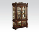 Acme Vendome Curio Cabinet with Mirror Back in Cherry 62023 - NY Furniture Direct (NY)