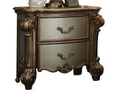 Acme Vendome Nightstand in Gold Patina 23003 - NY Furniture Direct (NY)