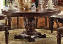 Acme Vendome Single Pedestal Round Dining Table with 60"D Table Top in Cherry 62015 - NY Furniture Direct (NY)