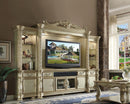 Acme Vendome TV Console in Gold Patina 91313 - NY Furniture Direct (NY)