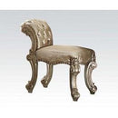 Acme Vendome Vanity Stool Gold Patina 23008 - NY Furniture Direct (NY)