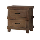 Adams Antique Oak Nightstand - NY Furniture Direct (NY)