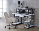 Amiel White & Black Desk - NY Furniture Direct (NY)